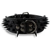 black spikes black