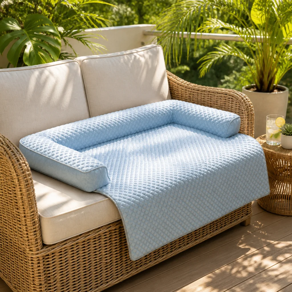 Summer Cooling Pet Sofa Protector Bed — Product details 3