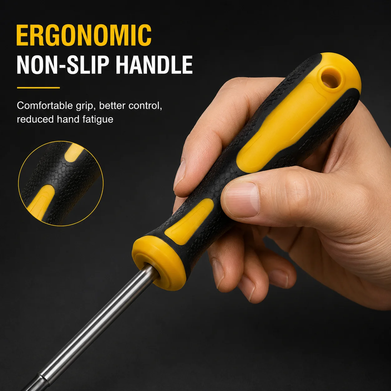 Professional Grade 10PCS Cross Head Magnetic Screwdriver Set Plastic Chrome Vanadium Steel Hand Tools for Industrial Repair - detail 5