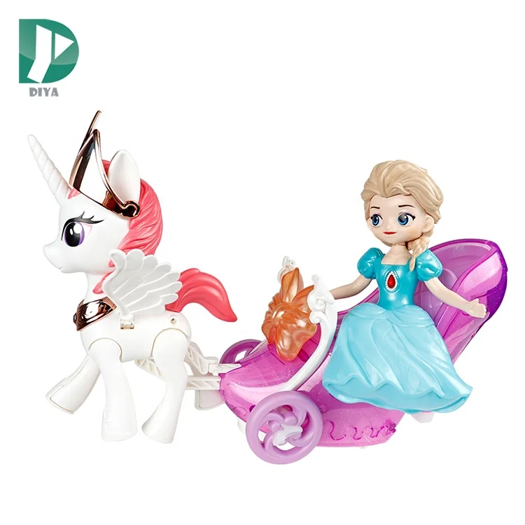 battery operated princess carriage