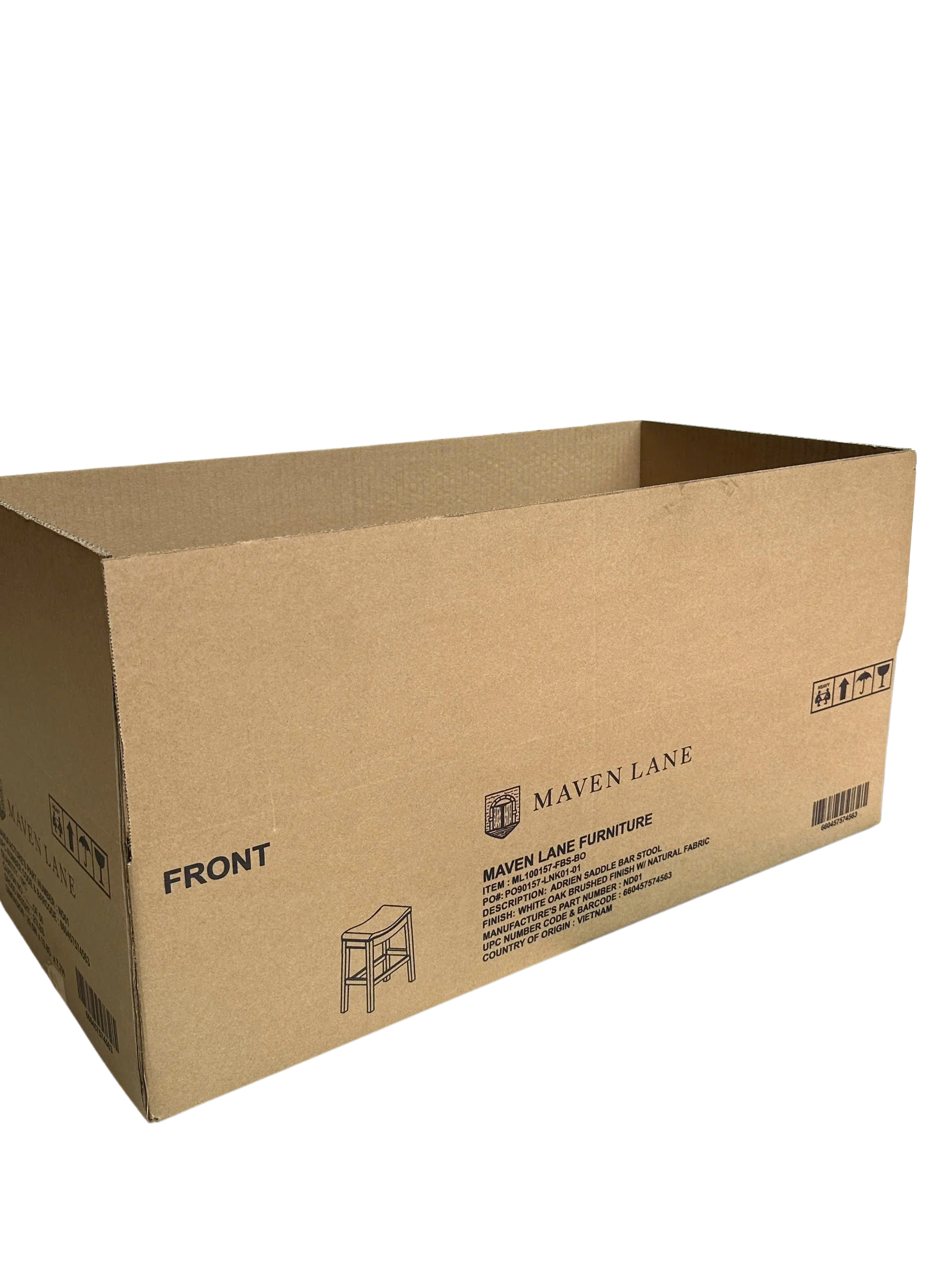 Recyclable Corrugated Kraft Cardboard Box for Packing Furniture Products Including Wooden Tables for Shipping Use