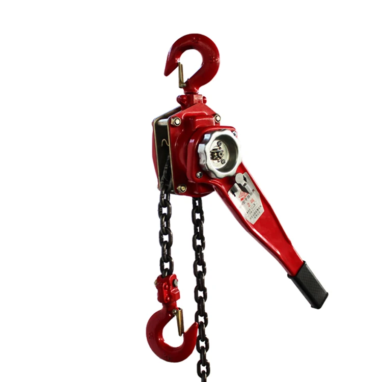 Factory Good Price 12 Manual Block 10 Ton Strap Ratchet Used for Mobile Equipment Machinery 0.25ton Lever Chain Hoist