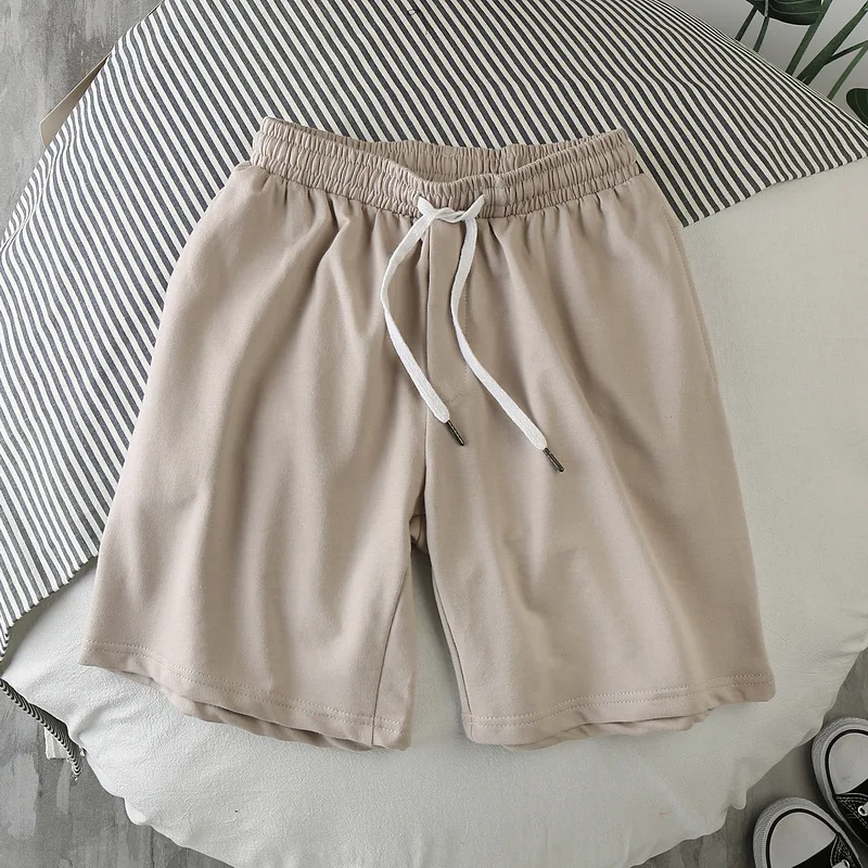 Günstige Herren-Shorts, lässig, elastische Taille, Kordelzug, Sommer-Strand-Shorts580_voghion.com