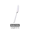 Cuchillo de mantequilla de plata