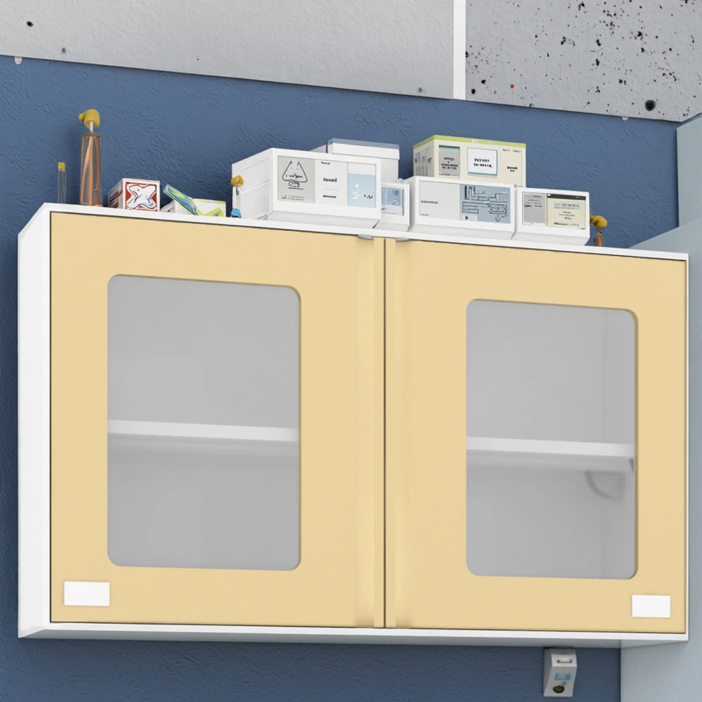 Modern Dental Hospital Cabinet Stainless Steel Construction Metal Door Eco-Friendly Durable Multi-Function Easy to Clean 5
