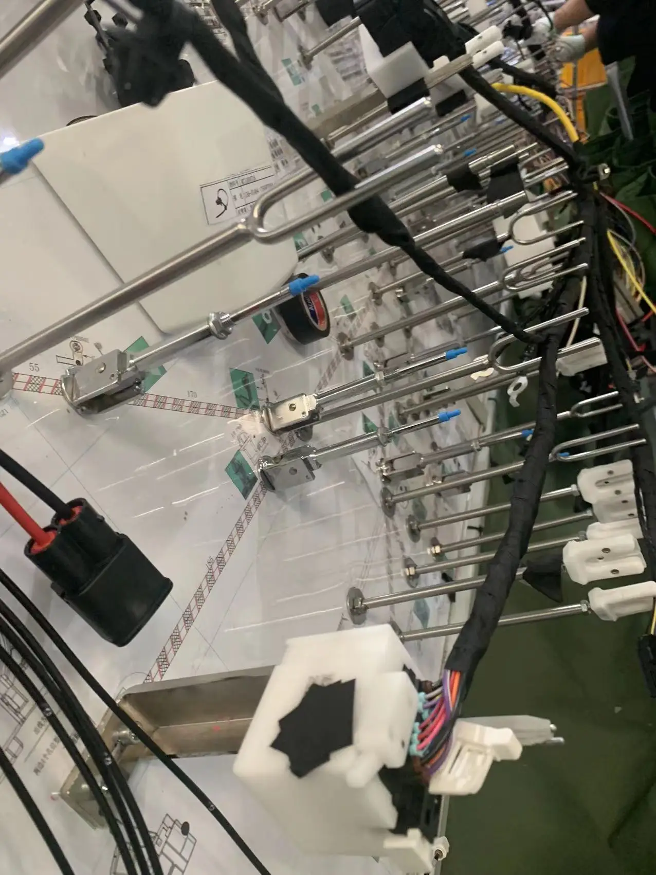 60107517 L=200 Mm Wiring Harness Jig Wire Harness Tooling Fixture Fork Wire Assembly Separator