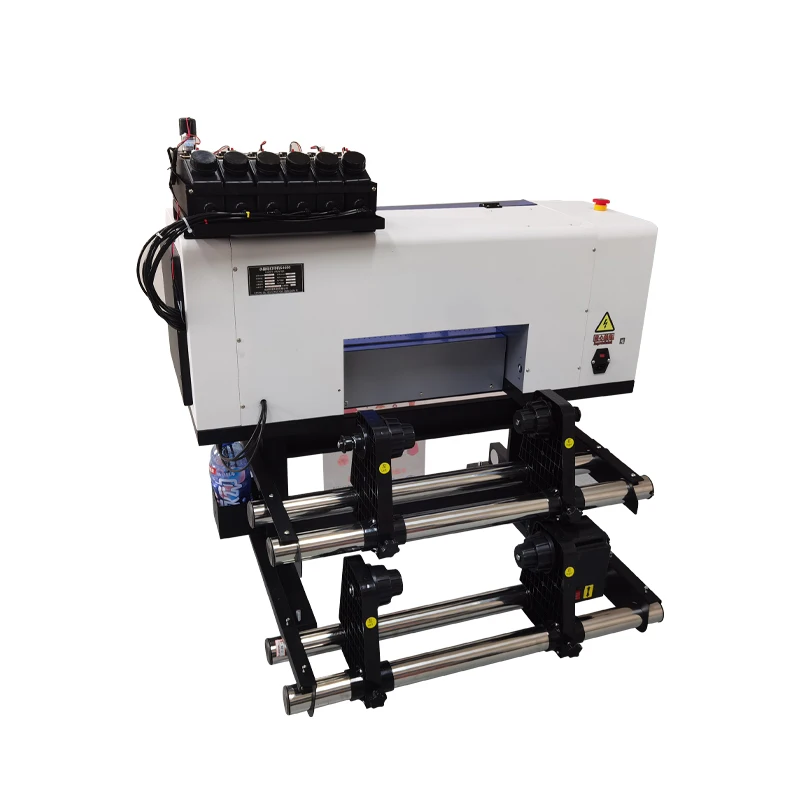 UV Flatbed Printer Mini Size A3 UV Printer Stickers 3D Printing for Phone Case Gifts Pen Ball Bottle Cold Crystal Label Printing