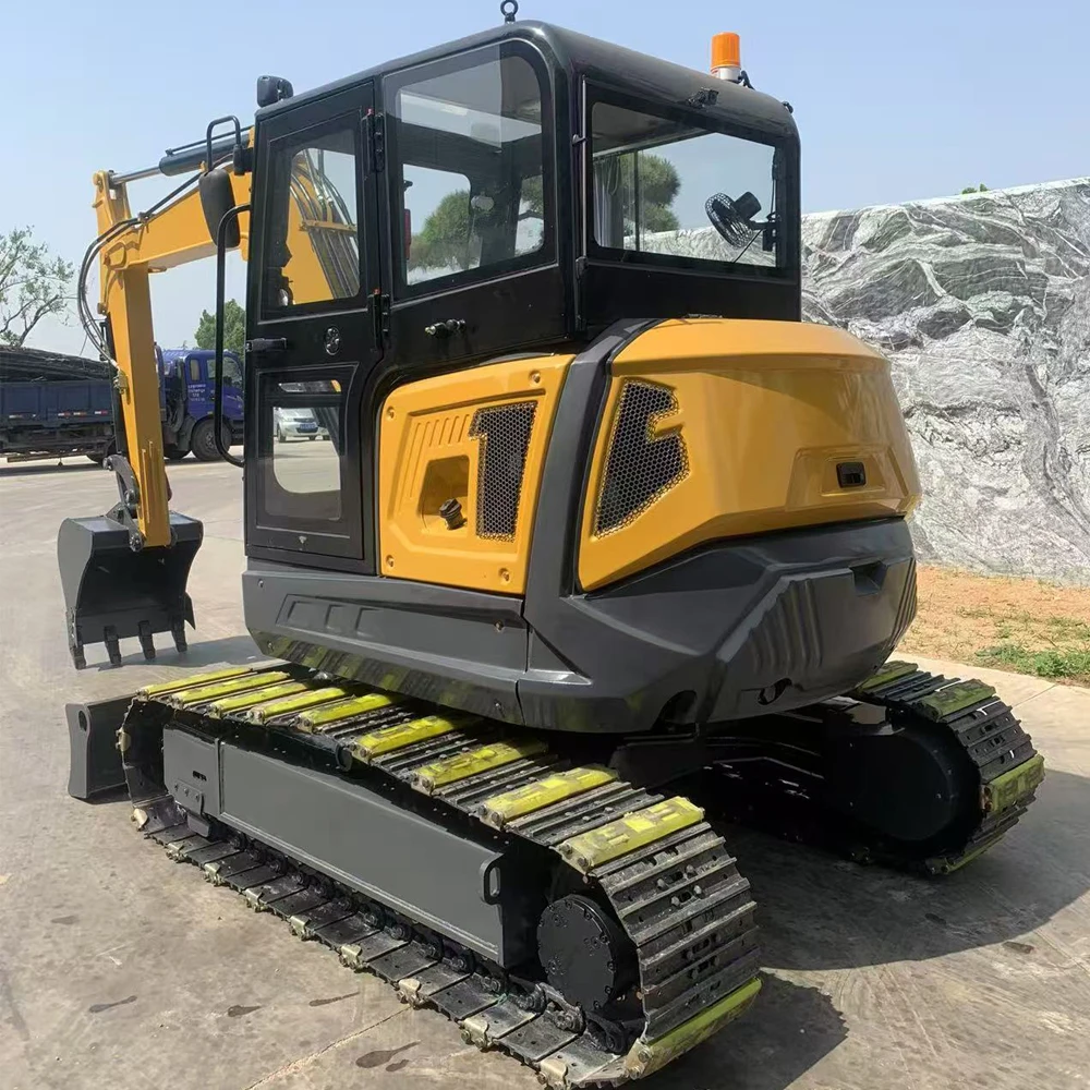 6,5 Ton Hidrolik Paletli Ekskavatör, Çelik Paletli ve Kabinli