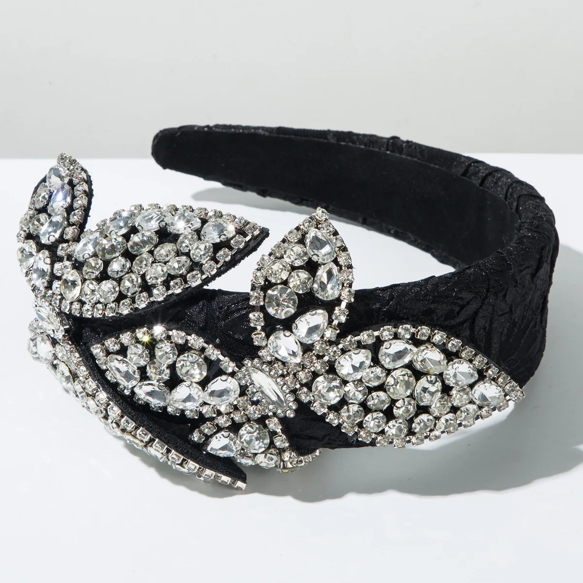 Butterfly rhinestone velvet headband  Amazon.com : Lawie 8 Pack Rhinestone Flower Butterfly  main image 2