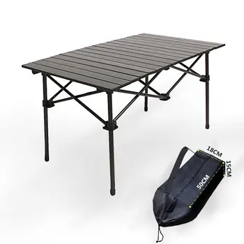 Wholesale Table and Chair Set Aluminum Long Table BBQ Portable Camping Picnic Outdoor Folding Table