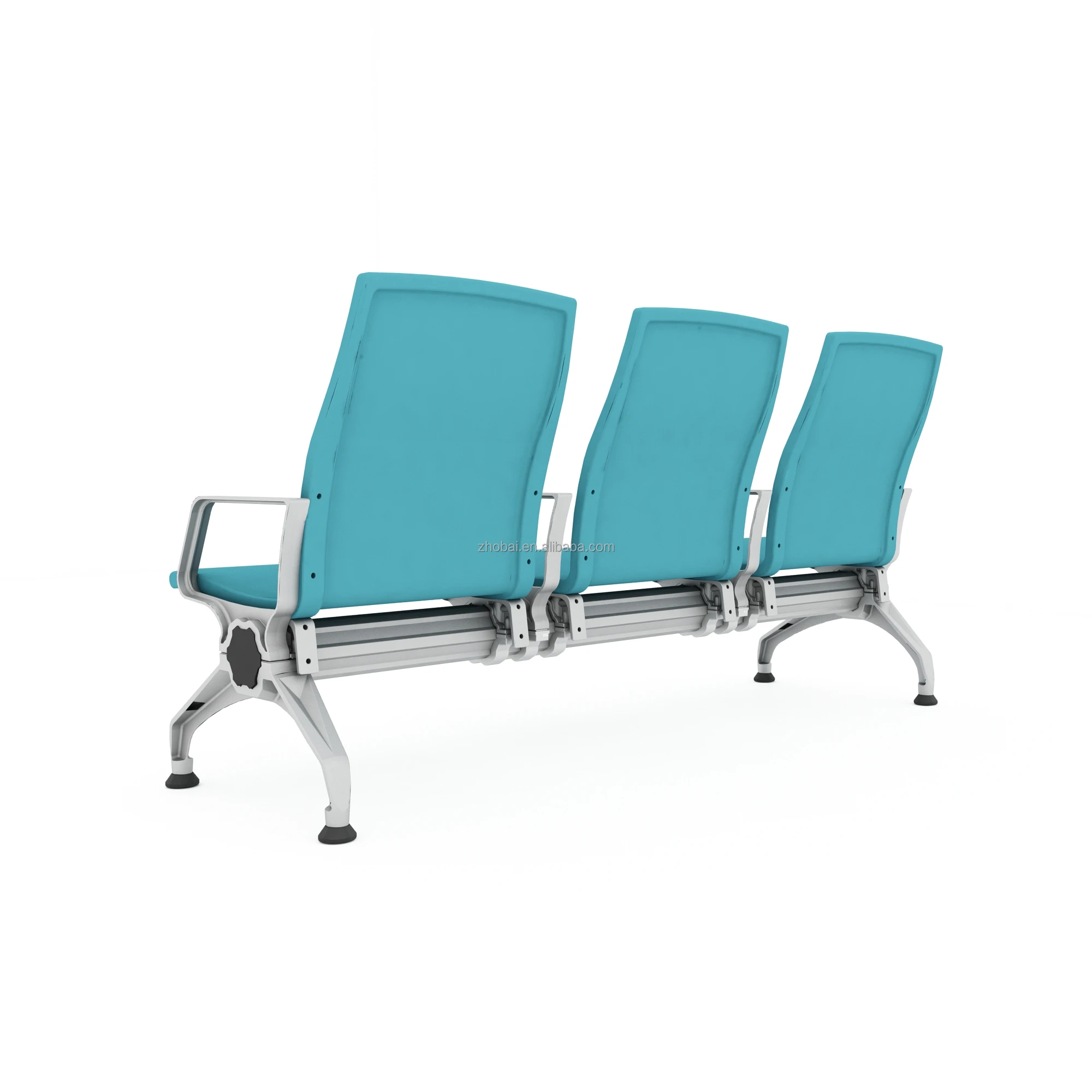 Customized High Quality 3 Seat Modern Commercial PU Hospital Waiting Chairs School Gym Public Areas Chair 5-Year Warranty 6