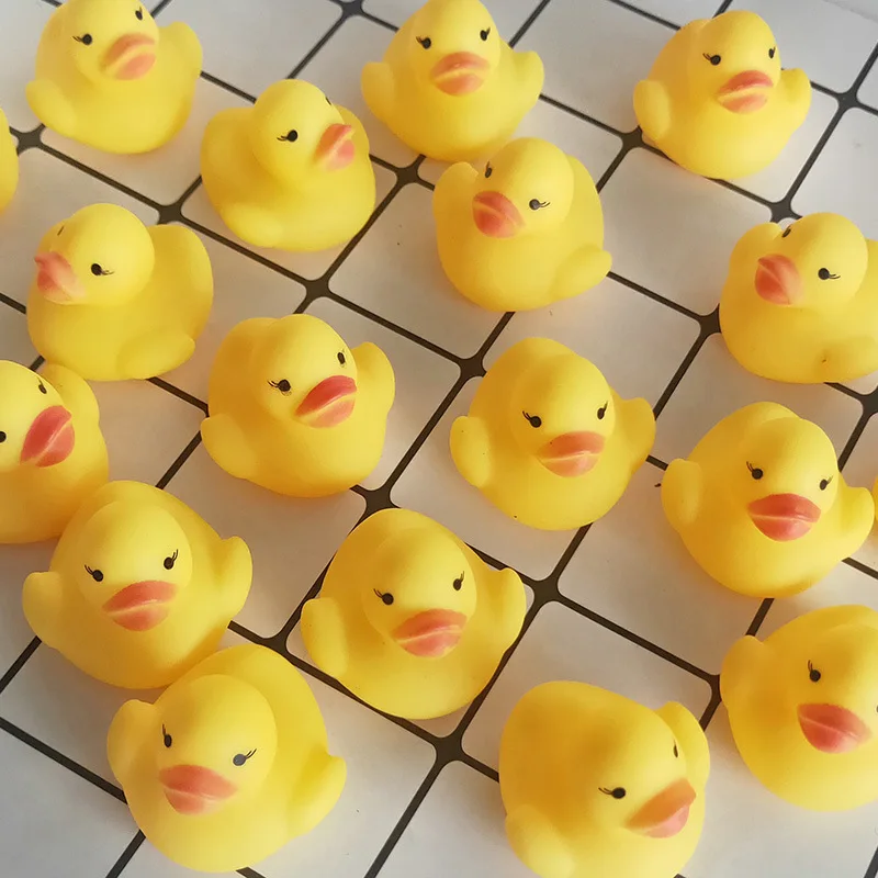 Kids Shower Swimming Bath Duck Yellow Bulk Rubber Duck Toy Sound Floating Mini Duck Buy Bath
