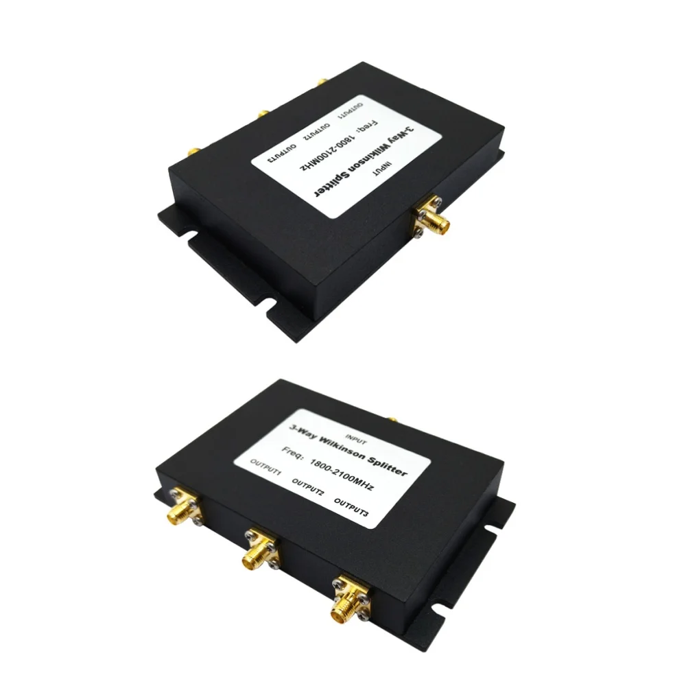 1800-2100MHz  RF Connector 3 Way SMA Female Jack Hembra Microstrip Splitter Power Divider Splitter