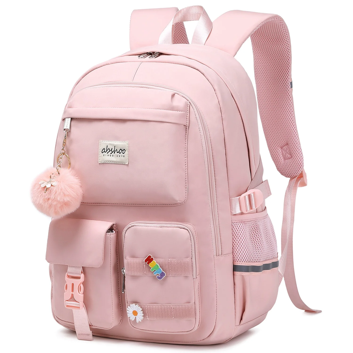 Evay zaino tela Vintage striscia colorata sacchetto di scuola per i