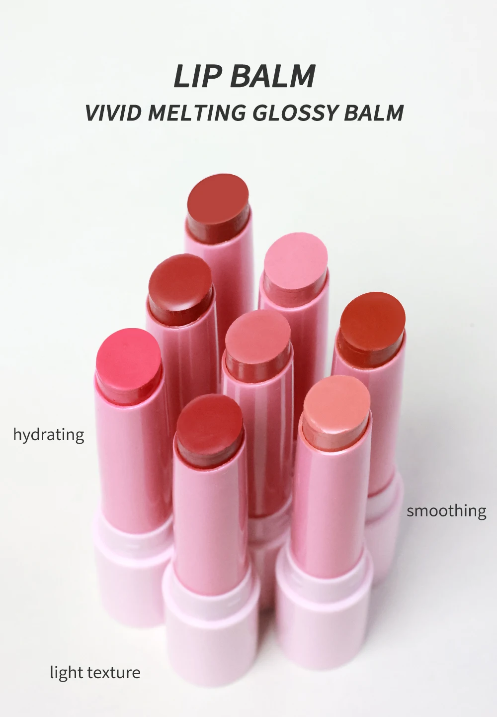 Glossy Lipgloss Tinted Lip Balm Butter Lipbalm,Hydrating Lip Gloss Lip