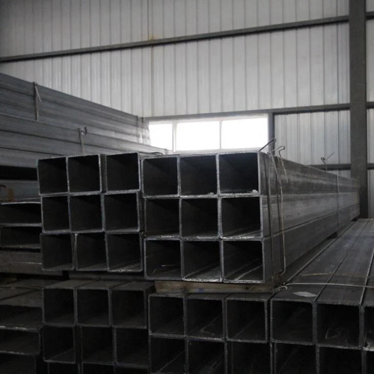 ASTM A36 Rectangular Square Pipe Hollow 100x100MM Mild Steel Profile Ms Rectangular Tube Square Galvanized Steel Pipe Metal Pipe