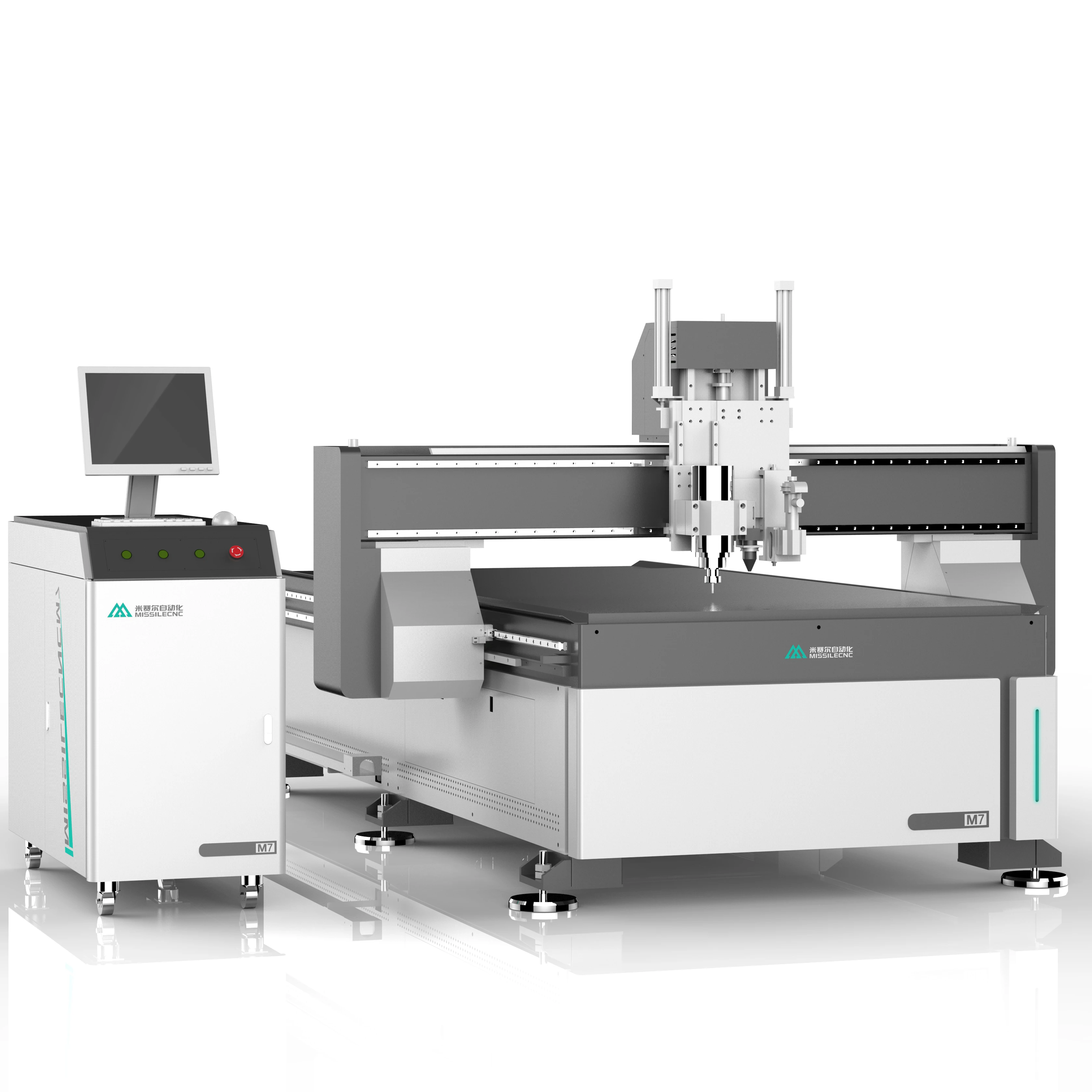 1325 Sign Making Machine Cnc Router with Ccd Camera and Oscillating Knife Cnc Router Wood and Aluminum