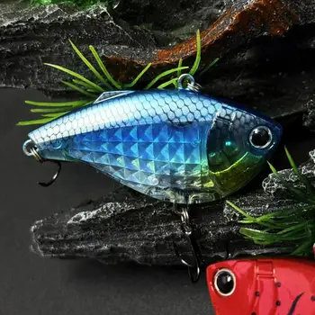 Cheery 60mm 14.7g Sinking Vib Fishing Lure Rattle Vibration Artificial Hard Bait Noisy Wobblers Pike Bass Saltwater Fish Salmon – Hard Lure – view 4