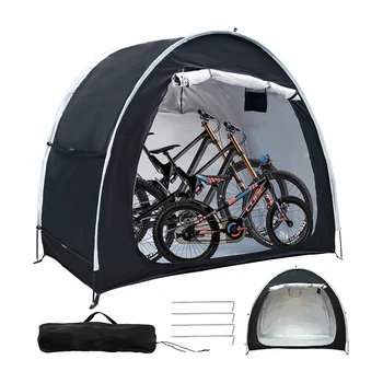 Bike Storage Tent Shed Large Outdoor Waterproof Bicycle Covers Shelter Outside Portable Sheds for Lawn Mower Garden Tools