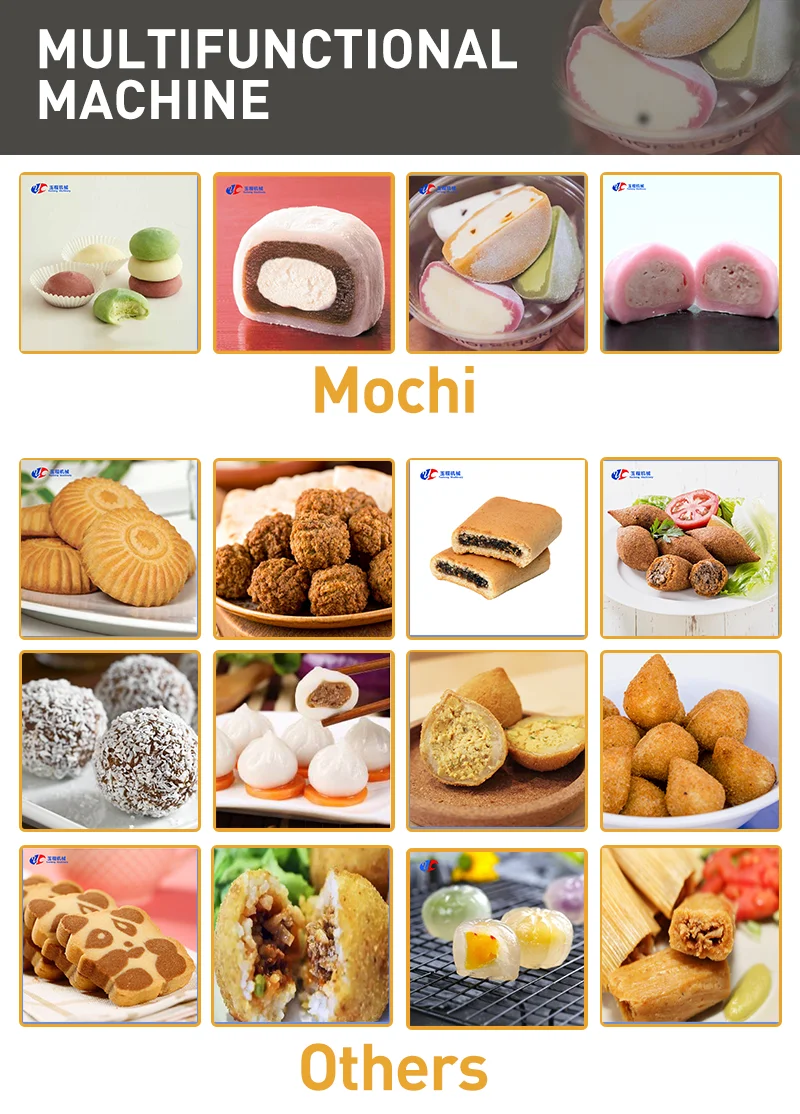 YC-168 Multifunction High Speed Ice Cream Mochi Making Machine Fruit Daifuku Encrusting Machine supplier