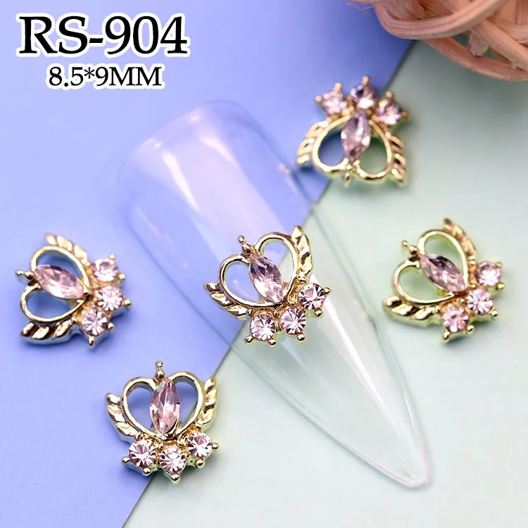 Paso Sico Japanese Korean Design Wings Heart Design Diy Nail Art Charms