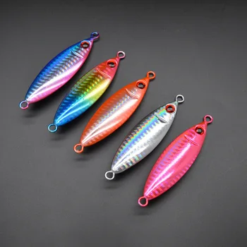 New 30g 40g 60g 80g Slow Jigs Lure Artificial Metal Jig Casting Fishing Bait Tackle Jigging Fishing Lures – Metal Jig – view 4