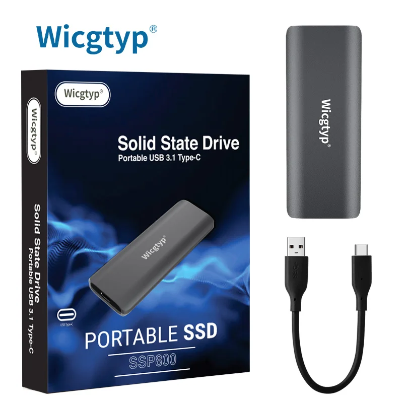 Disque dur SSD externe Mobile Solid State Usb 3.1 Ssd externe Typc