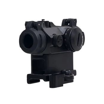 Tactical 1X24 red Dot Sight With Quick Release mount and Flip-up lens cover for Hunting