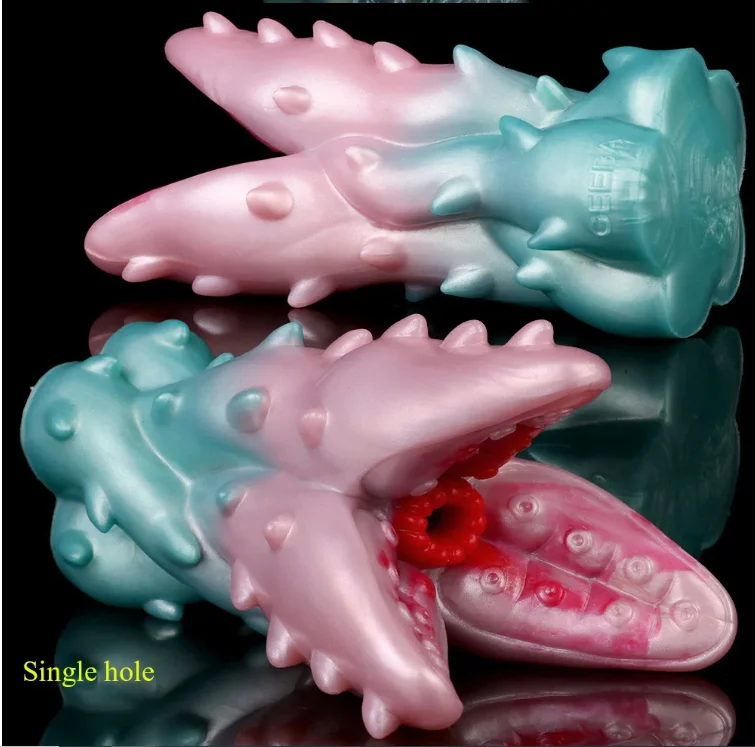 GEEBA Single Hole Thorny Vine Flower Aircraft Cup Male Soft Silicone  Masturbator Adult Sex Toys Penis Exercise Realistic Vagina