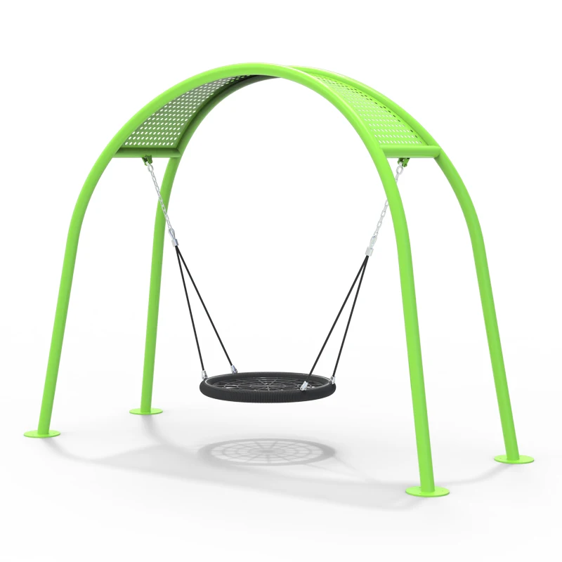 Outdoor Park Large Children's Swing Set, Circular Swing, Outdoor Playground Facilities