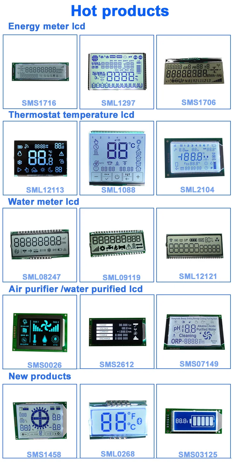 custom lcd display design free sample