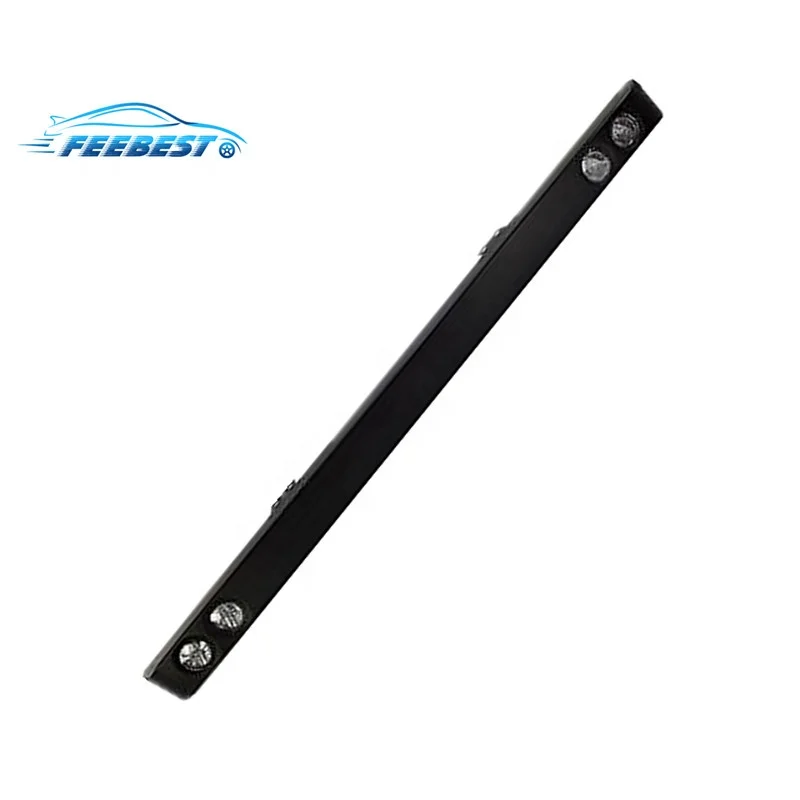 Feebest Front Bumper with Round and Rectangle LED Lights for Range Rover Defender 90 110 Body Kit Parts