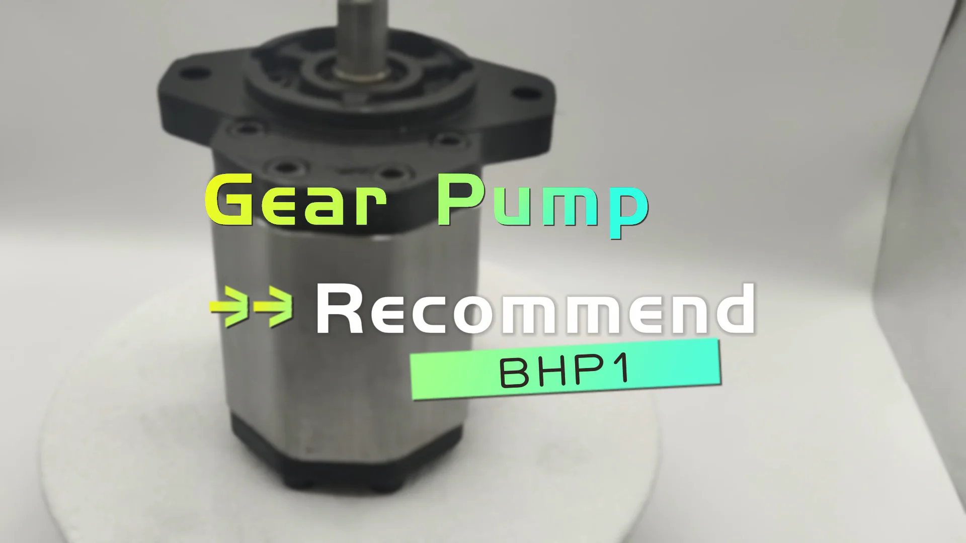 Mover Helical Low Noise Hydraulic Gear Pumps Hywaloil High Efficiency