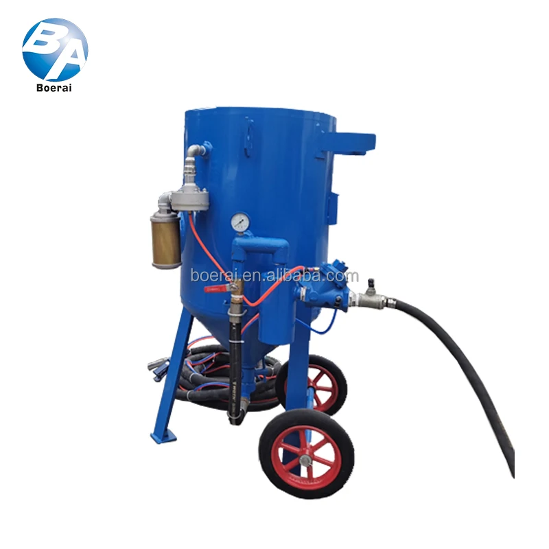 Boat Sand Blasting Equipment with air Filter Sandblast Helmet Open Type Manual and Portable Sandblaster