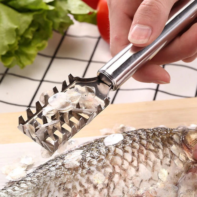 Stainless Steel Fish Scale Remover Cleaner Scale Scraper Peeler Fast Fish  Cleaning Knife Fish Shaver