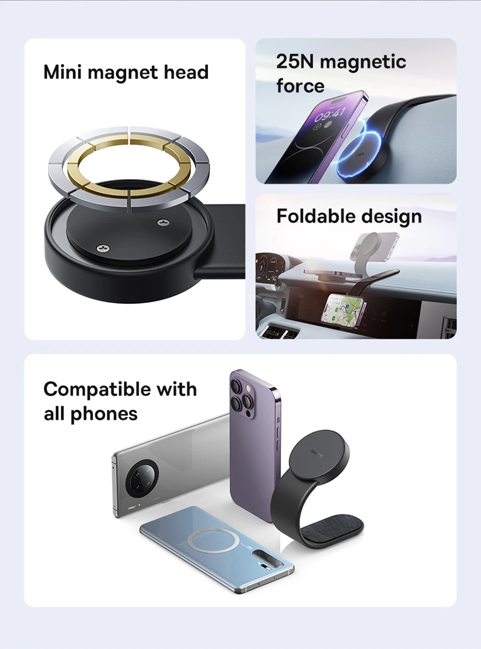 Bendable Magnetic Phone Holder 3C Electronic Consumer Products Manufacture