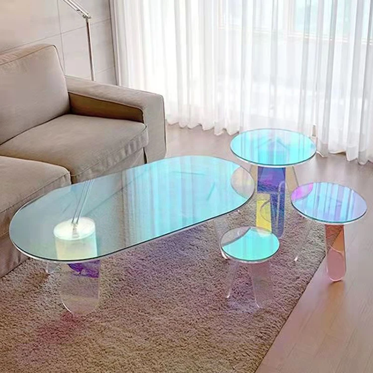 Slato Olimpia Table basse ou chariot TV à deux étages avec roulettes de salon, table de canapé Slato Olimpia Table basse ou chariot TV à deux étages avec roulettes de salon, table de canapé