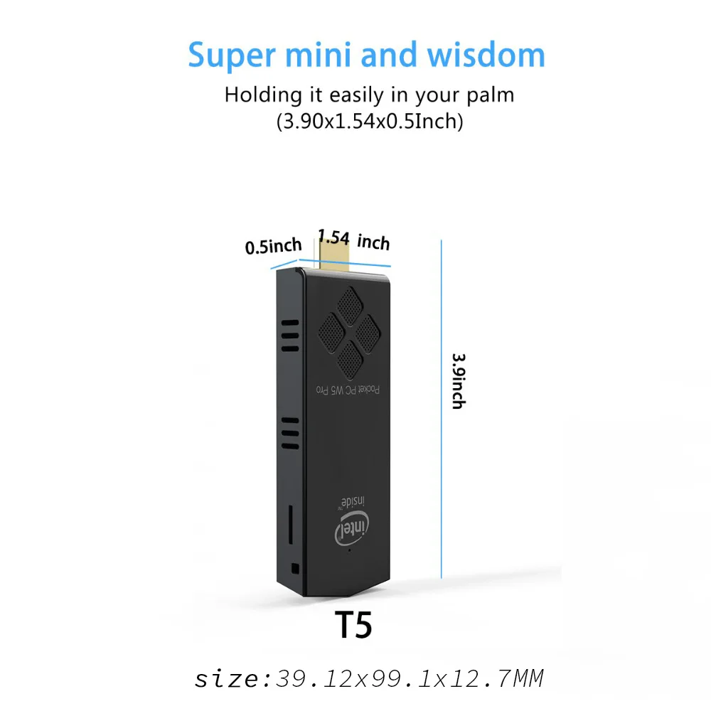 Mini PC Computer - Quad Core, 8GB Video Memory, 256GB SSD