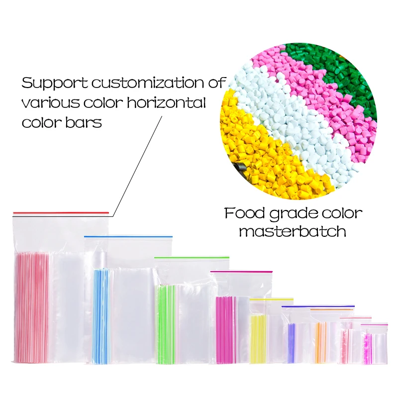 YURUI 2x2inch Mini Custom Jewelry Ziplock Bags Writable Ziplock Bags with White Block , 1000pcs / Inner Box