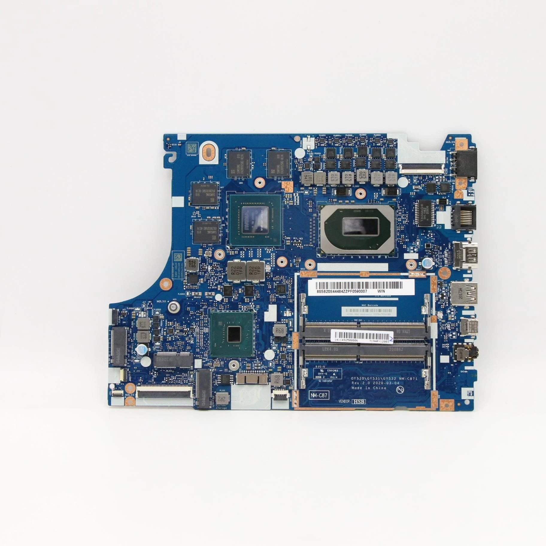 Ideapad Gaming 3-15IMH05 Laptop Motherboard 100% Tested