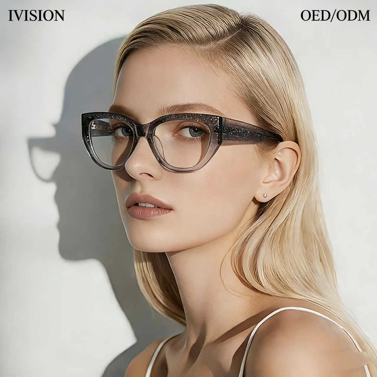 Blue Light Blocking Women's Optical Eyeglass Frames Luxury Style_voghion.com