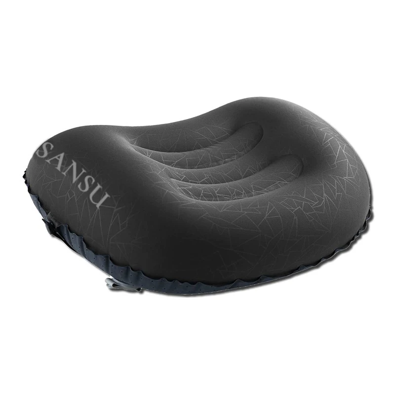 Ultralight Inflatable Camping Travel Pillow Compressible Waterproof Outdoor Pillows for Sleeping Woven TPU Fabric Air 4 Season