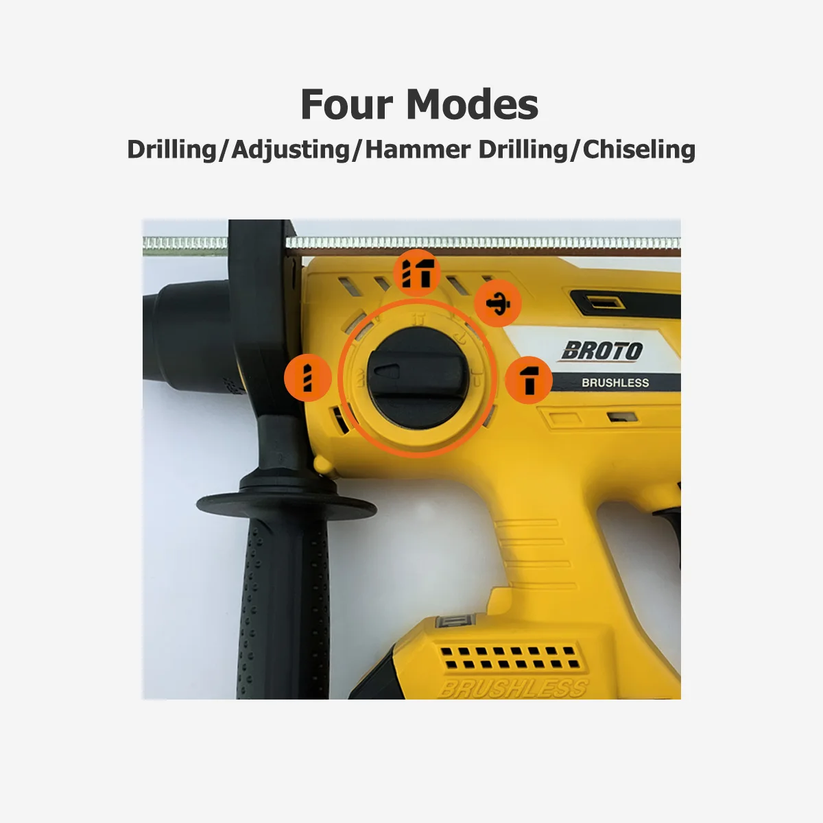 Высококачественный Профессиональный бесщеточный электрический молоток 20 в