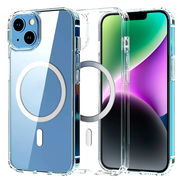 Us Warehouse Cell Phone Case for Iphone 16 Magnetic Back Cover Clear TPU+PC Support Wireless Charging Mag Protector Shell Us Warehouse Cell Phone Case for Iphone 16 Magnetic Back Cover Clear TPU+PC Support Wireless Charging Mag Protector Shell