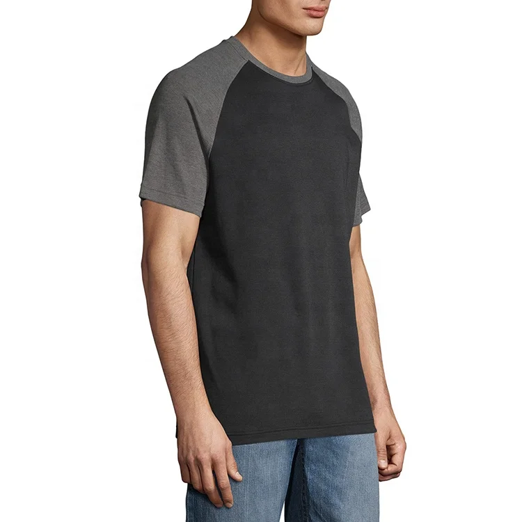 JL0407K Wholesale High Quality Embroidery Mens Oversized T-Shirt Heavyweight Casual Patchwork T Shirts for Men