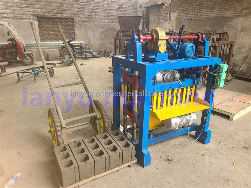 Lanyu Automatic Brick Making Machine/cement Brick Making Machine Price ...