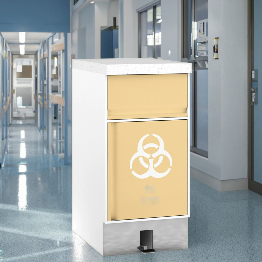 Hands-Free Hospital Cabinet with Stainless Steel Multi-Function Pushboard Activation Easy Unload Design for Healthcare Settings 6