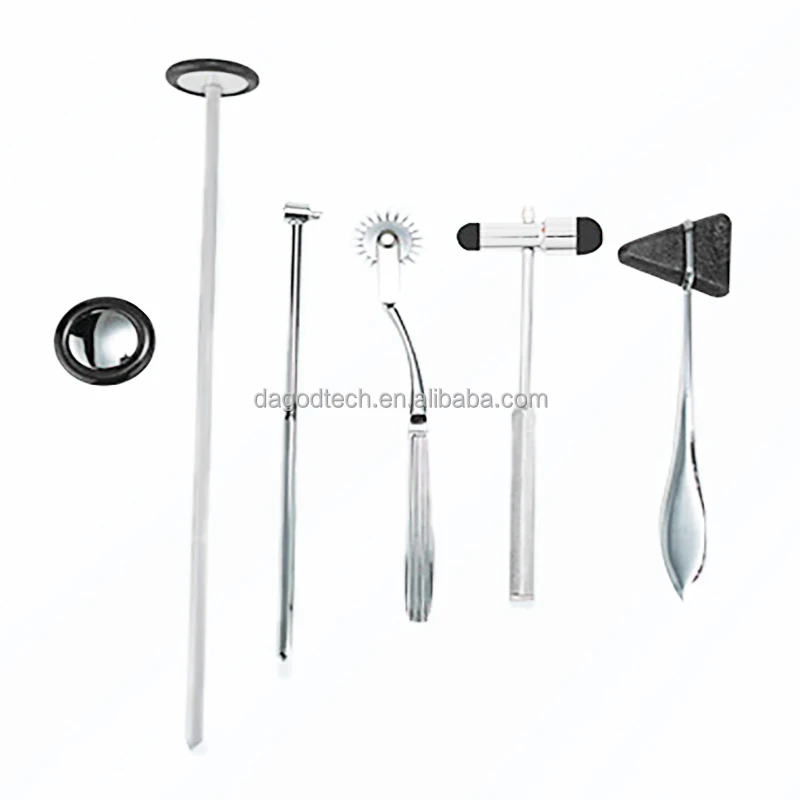 thumbnail interactive-video image 1 of S.S Neurological Hammer Set (4 Pieces) – Reflex Hammers For Chiropractic, Physical Therapy, And Neurology Exams 1 of 3