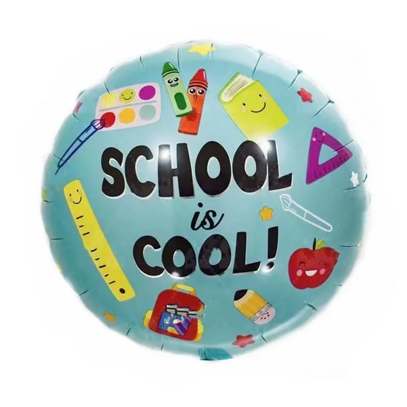 36 Pcs Lrge Bck To School Blloons Colorful Pencil Kuwit