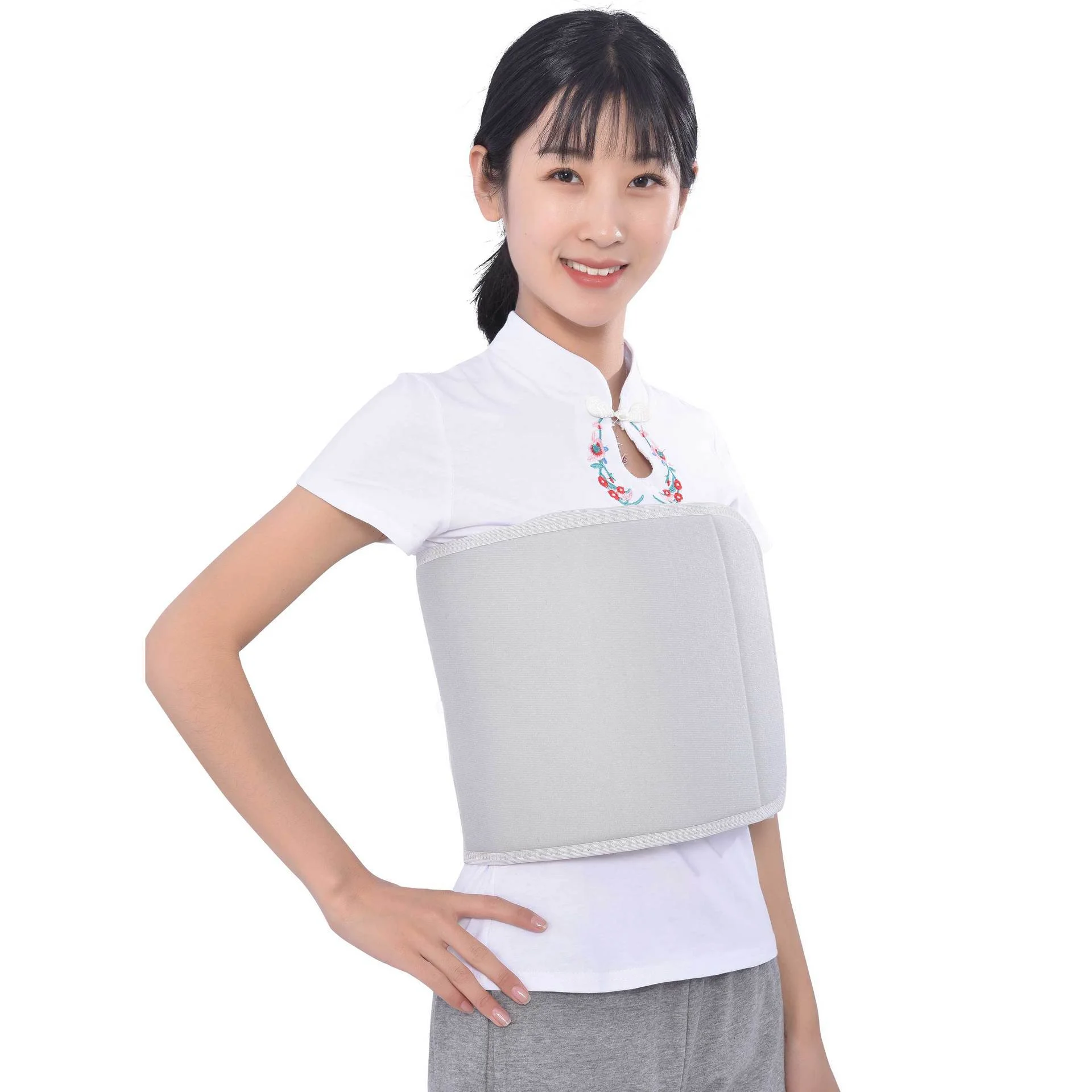 Adjustable Rib Fixation Strap Breathable Rib And Chest Binder Belt Elastic Rib Support Brace details